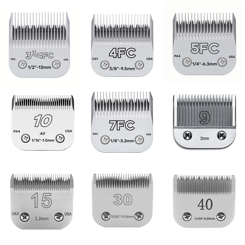 Dog Grooming Clipper Replacement Blades Compatible with Andis Pet Clipper/Oster-A5/Wahl KM-10 Series Dog Clipper shimendi Sécurité et Confort pour Chien chat| Shimendi