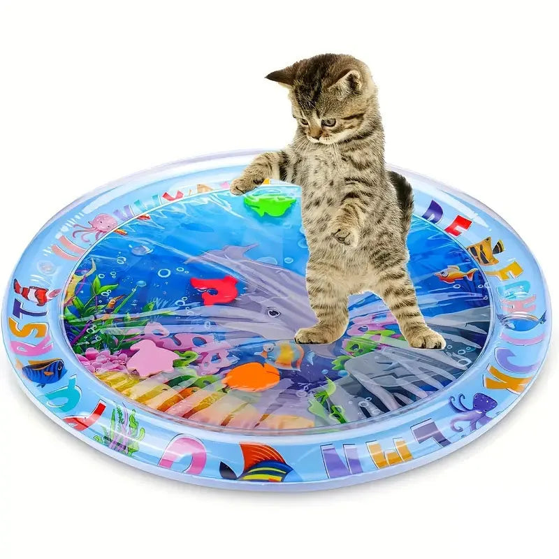 Pet Sensory Water Mat Thickened Inflatable Sea Ocean Water Mat For Cat Pet Supplies Cleaning Cooling Mat Cat Pets Accessories shimendi Sécurité et Confort pour Chien chat| Shimendi