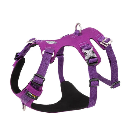 TRUELOVE Pet Nylon Harness Light-weight Double-H Shape Embroidery 5 Adjustable Positions Medium and Large Dog Waterproof  YH1807