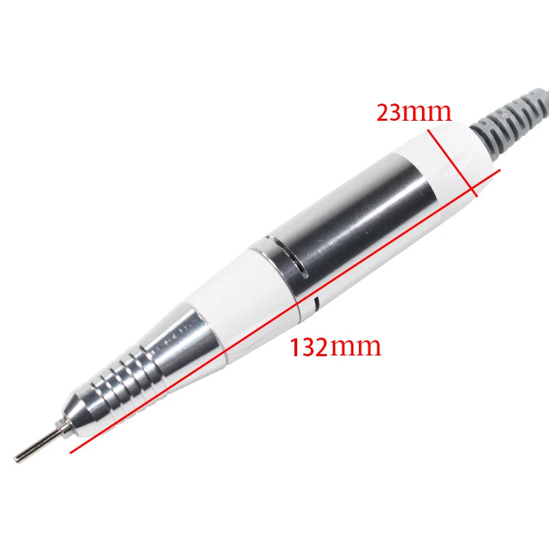 Professional Electric Nail Drill Handle 35000RPM Nail Art Drill Handpiece File Polish Grind Machine Manicure Drill Accessory