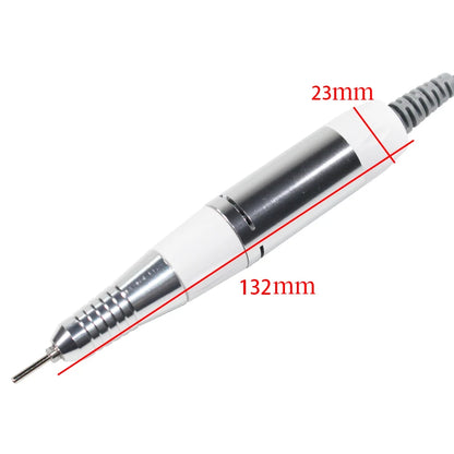 Professional Electric Nail Drill Handle 35000RPM Nail Art Drill Handpiece File Polish Grind Machine Manicure Drill Accessory
