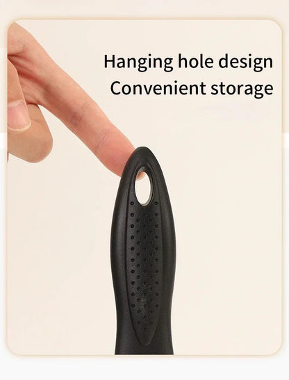 Cat Litter Scoop Fine Hole Stainless Steel Small Hole Cat Poop Shovel Tool Metal Dog Scoop Cleaning Brush AntiRust Litter Shovel