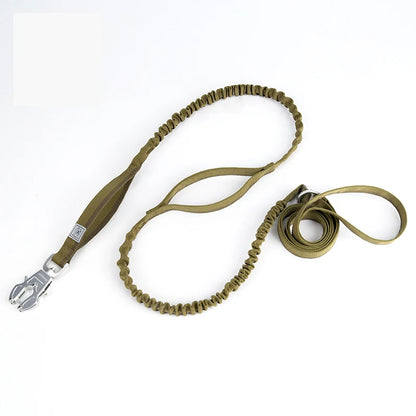 TRUELOVE Dog Leash Heavy Duty with Quick Release/Locking Frog Clip Waterproof Tactical Multi-function Bungee Cobra Buckle YL1833