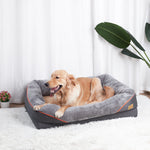 Large Dog Bed Soft Comfortable Anti Allergy Warm Fleece Removable Washable Cover Pet Bed Waterproof - shimendi