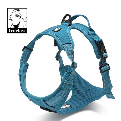 Truelove Dog Harness No Pull Pet Harness Adjustable Soft Padded Dog Vest Reflective No Choke PetVest Easy Control Handle TLH5651
