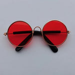 Lovely Vintage Round Cat Sunglasses Reflection Eye wear glasses For Small Dog Cat Pet Photos Pet Products Props Accessories - shimendi