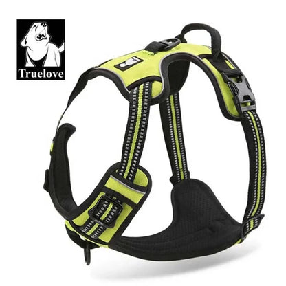 Truelove Dog Harness No Pull Pet Harness Adjustable Soft Padded Dog Vest Reflective No Choke PetVest Easy Control Handle TLH5651