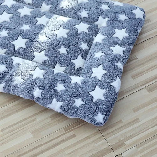 12 Color Dog Bed Mat Portable Pet Sleeping Bed Plush Blanket Washable Cat Bed Sofa Home Travel Comfort Warm Soft Flannel Blanket