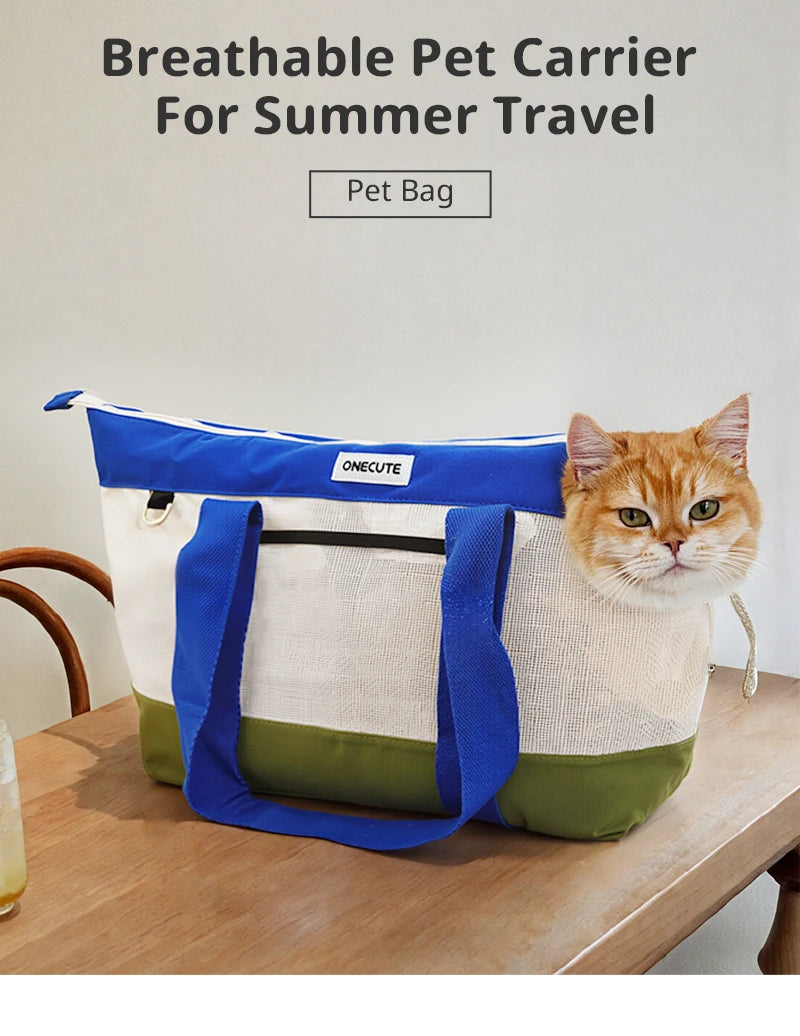ONECUTE Airline Approved Cat Carrier, Portable Pet Bubble Backpack with Safety Strap, Lightweight Dog Travel Bag