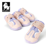 Truelove Breathable Dog Shoes with TPR Sole Flexible Protectable Soft Outsole Classic Outdoor Dog Boots All Breed 4Pcs TLS3962 - shimendi