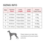 Truelove Pet Harness+Pet Leash Set Rope 110cm/200cm All-in-one Reflective Dog Harness No Pull Adjustable Buckles Dropshipping - shimendi