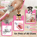 Professional Pet Nail Clipper Stainless Steel Dog Cat Nail Trimmer Labor-Saving Nail Clipper Convenient Dog Grooming Supplies - shimendi