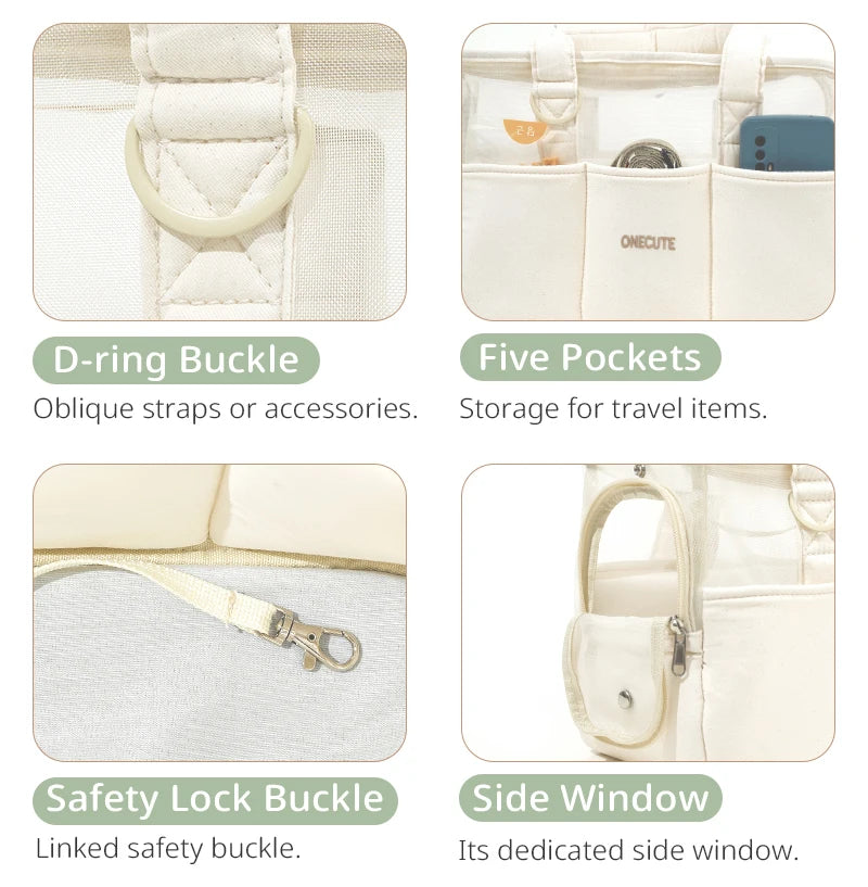 Pet Travel Backpack Outdoor Tote Bag Backpack For Puppy Summer breathable style Chihuahua Dog Supplies Suitable For Small Pets