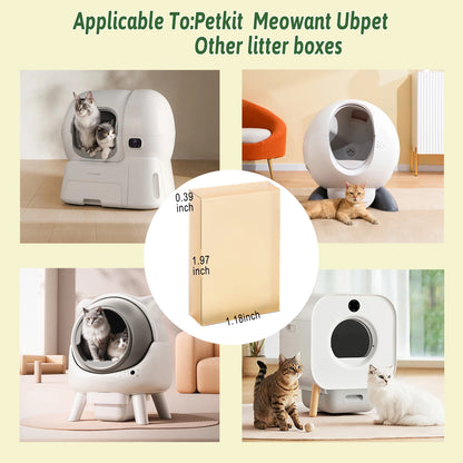 Cat Litter Deodorizer Replacement for PETKIT/Meowant/UBPET Self-Cleaning Cat Litter Box SC01/SC02 - Eliminates Odors at Source