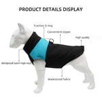Winter Big Dog Clothes Waterproof Vest Jacket For Small Dogs Cats Outdoor Warm Puppy Coat With D Ring Labrodor Pug Pet Costume - shimendi