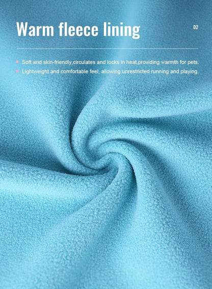Truelove Hygienic Warmth Anti-Bacterial and Adjustable Pet Jacket Nylon Warm Dog Vest Pet Clothes Manufacturer Fleece TLG2522