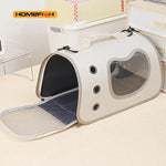 Portable Pet Carrier Bag for Small Dogs Cats Outdoor Foldable Cat Bag Breathable Cat Shoulder Bag Kitten Carrying Bag - shimendi
