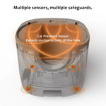 Self-Cleaning Cat Litter Box Open-Top Design with Advanced Safety Sensors Extra Large Capacity for Multi-Cat Homes Hassle-Free - shimendi