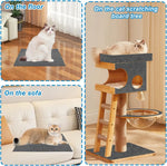 Wall Self-Adhesive Anti Cat Scratch Sofa DIY Cats Scratch Protection Paws Sharpen Trimmable  Carpet Cats Scratch Board ﻿ - shimendi