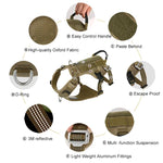 Truelove Escape Proof Pet Harness No Pull Reflective Adjustable Soft Padded Pet Vest Service Dog Harness Handle Climbing TLH7011 - shimendi