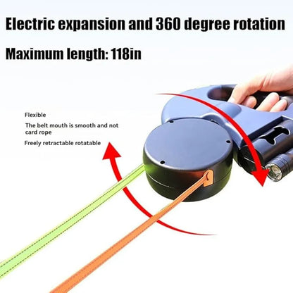 Double Ended Leash, Double Dog Leash for Two Dogs with Tangle-Free Swivel, Dog Leashs with LED Flashlight for Small & Large Dog