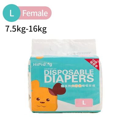 Super Absorption Dog Diapers Female Dog Physiological Pants Puppy Underwear Disposable Leakproof Nappies Dogs Sanitary Pants
