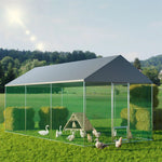 XXL XL Large Outdoor Chicken Run Coop Heavy Duty Walk-In - shimendi