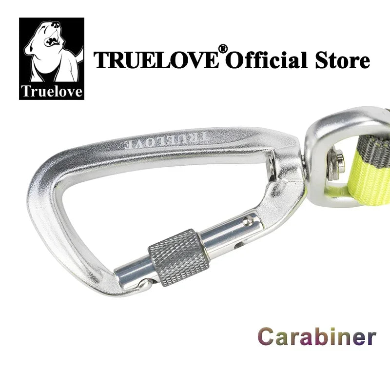 Truelove Pet Running Bungee Leash Hands Free Dog Leash Medium Large Dogs Professiona Carabiner Reflective Stitches NEW TLL2271