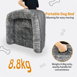 180cm Long Human Size Dog Bed for Adults and Pets to Nap Foldable Calming Pet Bed Plush Cover Orthopedic Sponge Base shimendi Sécurité et Confort pour Chien chat| Shimendi
