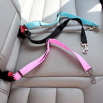 Adjustable Pet Cat Dog Car Seat  Belt Pet Seat Vehicle Dog Harness Lead Clip Safety Lever Traction Dog Collars Dog Accessoires shimendi Sécurité et Confort pour Chien chat| Shimendi