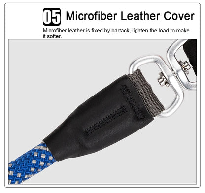 Truelove Pet Training Leash and Collar Durable Slip Lead Dog Leash Heavy Duty Comfortable Strong Rope Leash No Pull Pet TLL2575