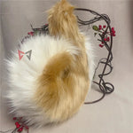 New Hand Made Work Shiba Inu Dog Gold Retriver Ears Hairhoop Headwear Tail Tail-curling Costume Accessories Custom Made shimendi Sécurité et Confort pour Chien chat| Shimendi