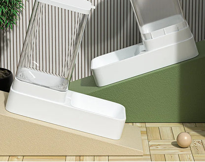 Automatic Cat Feeder & Water Dispenser with Gravity Food Storage Container for Cats and Dogs