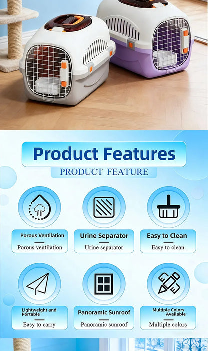 Raymax Portable Pet Carrier Spacecrt  Bag Dog Cage Travel Airline Outing Aircrt Che-in Universal Pet Fitn Scene For 8kg Pet Vet