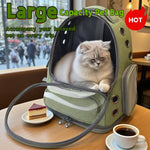 Transparent Pet Carrier Backpack Ideal Cat Accessories Outdoor Pet Shoulder Bag Breathable Pet Supplies With Ample Ventilation shimendi Sécurité et Confort pour Chien chat| Shimendi
