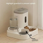 Automatic Feeder Dog Cat Food Bowl With Water Fountain Large Capacity Pet Food Storage Dispenser Container Puppy Pet Accessories - shimendi