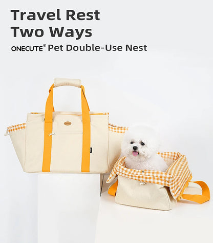 pet small dog cat bag Breathable Pets Handbag  Multipurpose pet bag nest Portable Foldable Dual-use Mobile Dog Nest dog purse