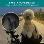 Portable Cat and Dog Carrier Dog Bike Basket Mountain Bike Shopping Basket for Bike Front Crossbar with Sponge Liner SafetyStrap shimendi Sécurité et Confort pour Chien chat| Shimendi