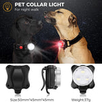 Pet Dog Led Light Lamp Tag Led Dog Collar Light Pendant Glow Night Safety Led Dogs Flashlight For Collar Harness Leash - shimendi