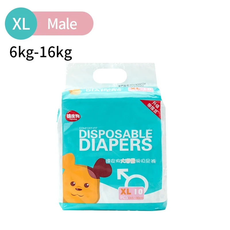 Super Absorption Dog Diapers Female Dog Physiological Pants Puppy Underwear Disposable Leakproof Nappies Dogs Sanitary Pants