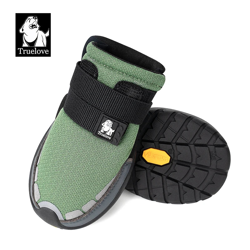 Truelove Pet Shoes Vibram Sole Reflective Durable  Anti-slip Soft Mesh Nylon  Comfortable  Outdoor NEW  2/4pcs Training TLS4862