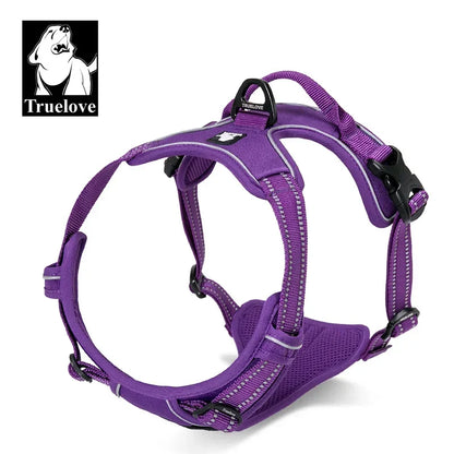 Truelove Dog Harness No Pull Pet Harness Adjustable Soft Padded Dog Vest Reflective No Choke PetVest Easy Control Handle TLH5651