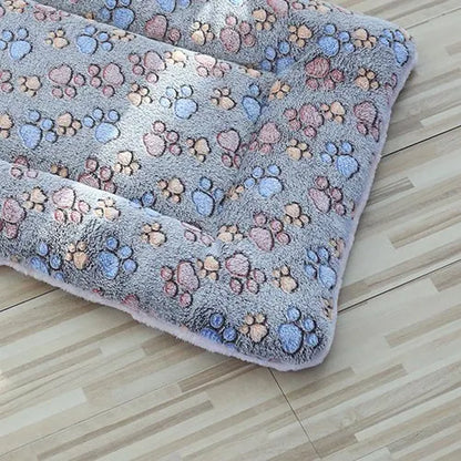 12 Color Dog Bed Mat Portable Pet Sleeping Bed Plush Blanket Washable Cat Bed Sofa Home Travel Comfort Warm Soft Flannel Blanket