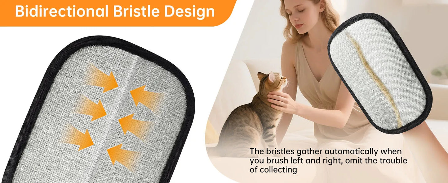 Magic Pet Static Hair Removal Gloves  Brush Hair Remover  Cat Hair Removal Tool  Hair Removal Brush Hair Removal Gloves
