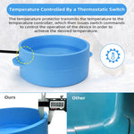 Auto Constant Temperature Heated Pet Bowl, 2-in-1 Food & Water Warmer for Cats Dogs Winter Keep Warm Bowl shimendi Sécurité et Confort pour Chien chat| Shimendi