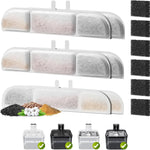 DownyPaws Activated Carbon Filter Cartridge Replacement for Cat Drinking Fountain WFP6, 6/12 Pcs Pack shimendi Sécurité et Confort pour Chien chat| Shimendi
