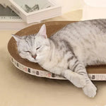 Corrugated Cat Scratcher Cat Scrapers Round Oval Grinding Claw Toys for Cats Wear-Resistant Cat Bed Nest Cat Accessories - shimendi