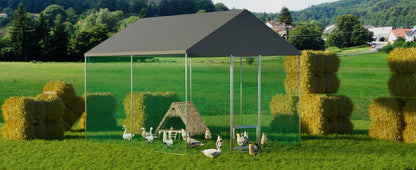 XXL XL Large Outdoor Chicken Run Coop Heavy Duty Walk-In