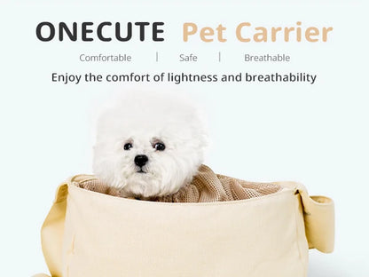 ONECUTE Foldable Pet Carrier Backpack for Small Dogs Cats Travel Tote for Chihuahua Yorkshire Puppy Outdoor Indoor Vet Visit