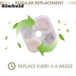 6/12pcs Replacement Activated Carbon Filter For Cat Water Drinking Fountain Replaced Filters for Pet Dog PIXI Water Dispenser - shimendi